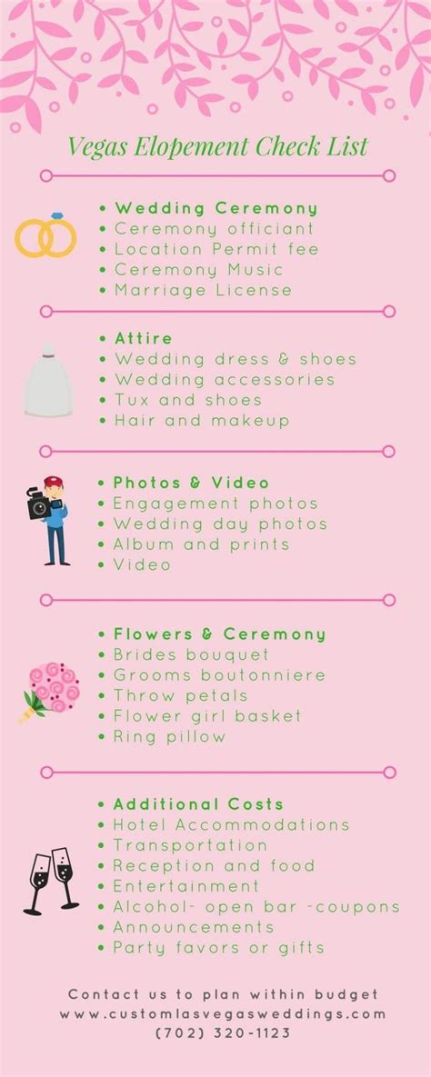 vegas wedding planning checklist ”