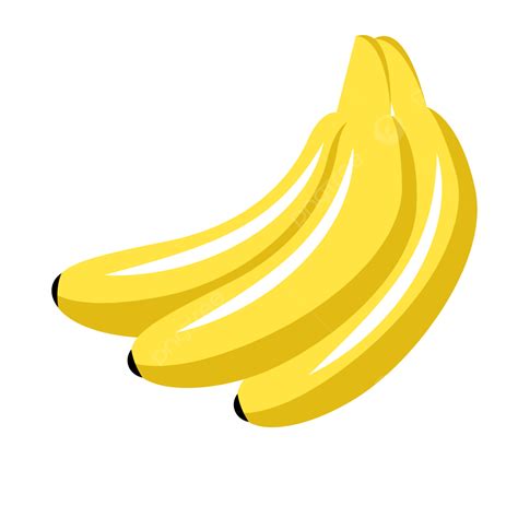 vektor pisang  vektor pisang matang dengan warna