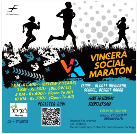 vincera social marathon  Event starts on Sunday, 12 December 2021 and happening at Backyard, Chennai, TN