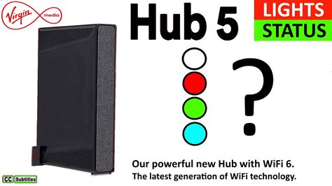 virgin media hub 5 lights meaning  • Then use the power switch to turn the unit back on