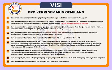 visi misi bpd Jangan sampai visi misi hanya sekedar ikut-ikutan, tidak realistis dan jauh dari yang dibutuhkan desa