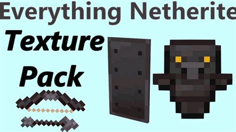 visible netherite texture pack If you don't know how to add resource packs to Bedrock Edition, refer to this link: (click here)