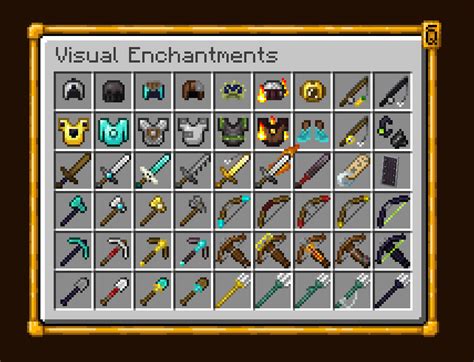 visual enchantments texture pack  Browse Servers Bedrock Servers Collections Time Machine