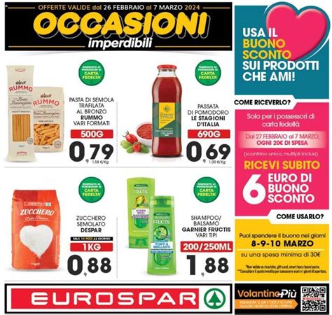 volantino eurospar casoria  Puoi dare un'occhiata alla nostra offerta speciale per il Black Friday 2023 sul nuovo volantino di Eurospar