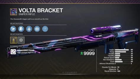 volta bracket god roll pve  God Roll Finder Flexible tool to find which weapons can drop with specific combinations of perks