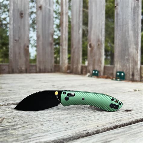 vosteed nightshade 26" Lightweight Folding Pocket Knife with Clip for Men and Women, Modern Shilin Cutter with Nitro-V Steel Blade, Thumb Hole, for Camping, Hiking - Nightshade Series Vosteed Corgi Small Folding Knife, Flipper Folding Knife with Clip for Men & Women, Patented Trek Lock EDC Knife 2