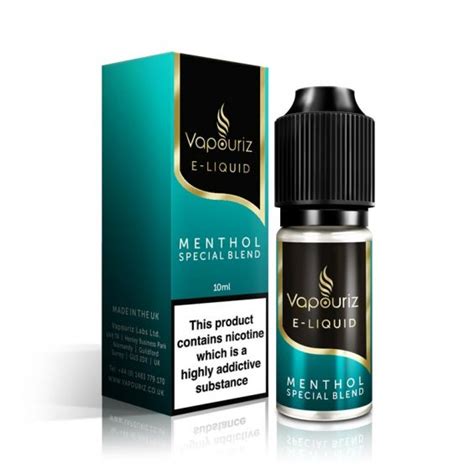 vpz menthol special blend e liquid  £3