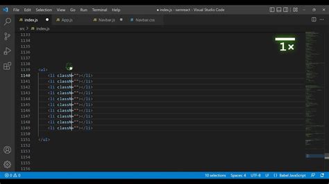 vscode multiple cursors 11