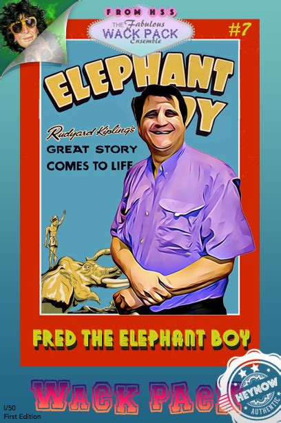 wack packer fred the elephant boy ” _____ on his long-running feud with fellow Wack Packer High Pitch Erik that led to the two of them appearing together in Special People’s Court