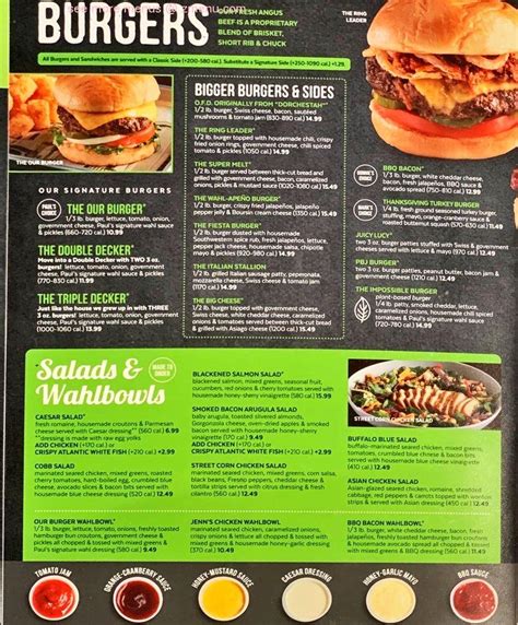 wahlburgers maple grove menu com