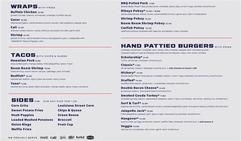 walk ons brusly menu Baton Rouge Brusly Walk-On's Sports Bistreaux View Menus Read Reviews Write Review Directions Walk-On's Sports Bistreaux ($) 3