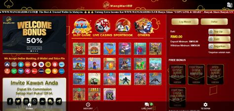 wangmari88 malaysia online, you can win different kinds of bonuses, starting with a 50% welcome
