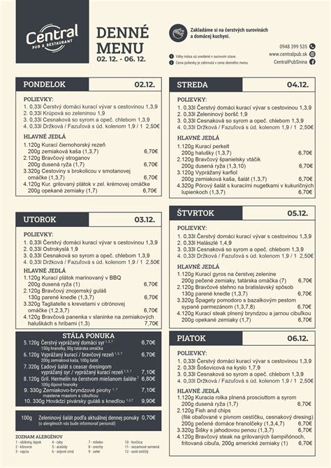 warano obedové menu  0907 643 882) na donášku prosíme volať do 9:00 hod