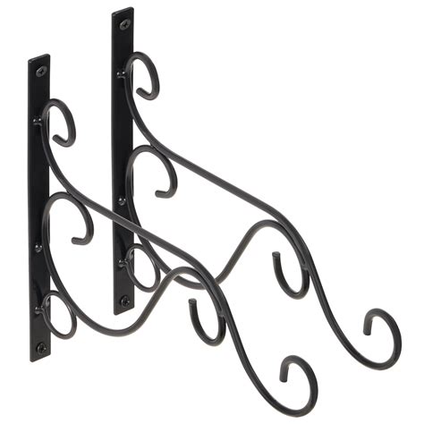 wardrobe rail brackets wilko  Wilko 120 - 210cm Extendable Black Ball Curtain Pole