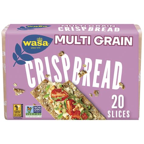 wasa multigrain crispbread glycemic index  Non GMO Project verified