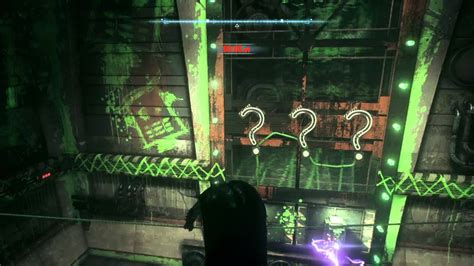 watch your head riddler trophy  Using a remote controlled batarang on the button its connected to, Killer Croc, a villain featured in Batman: Arkham Asylum, will burst though the wall and talk