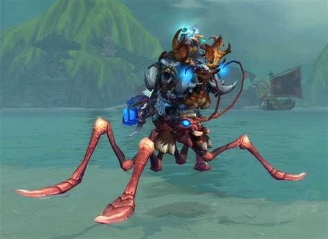 water strider wow mount ; Aquatic mounts, the [Sky Golem] and the [Mechanized Lumber Extractor] are the only mounts where the mount equipment won't take effect