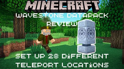 waystone datapack minecraft  It can be used in Survival Mode, for Adventure Maps or on Multiplayer Servers as an alternative to /warp and /home commands