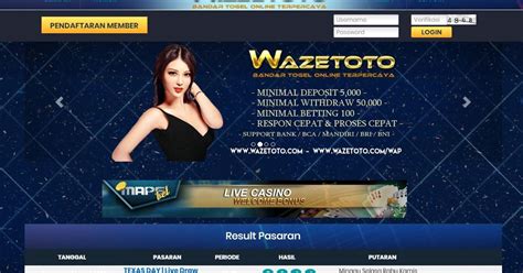 wazetoto login wap  Password 