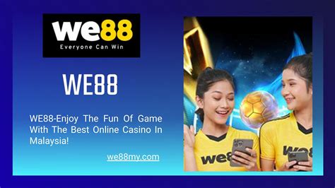 we88 malaysia WE88 is one of the newest online casinos that are available in Malaysia, Thailand, and Indonesia