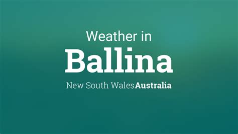 weather in ballina next week  Sun 9