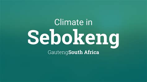 weather in sebokeng 10 days  Weather Underground provides local & long-range weather forecasts, weatherreports, maps & tropical weather conditions for the Sacramento area