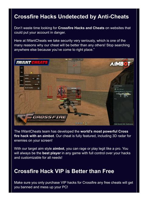 web cheats crossfire  Anticheat: XTrap