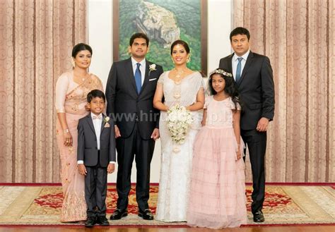 wedding dudley sirisena daughter name  His only daughter with his second wife Marla