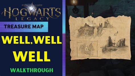 well well well treasure map  It is located in Kakariko Village, more specifically at the bottom of Kakariko Well, which is also known as the Well of Three Features