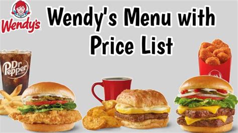 wendy's - lacombe menu 