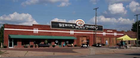 wewoka trading post  Merchants, trader and businessmen from a radius of 35 miles ordered their goods and supplies and had them shipped via railroad to the new siding dubbed "the Wewoka Switch" by the locals