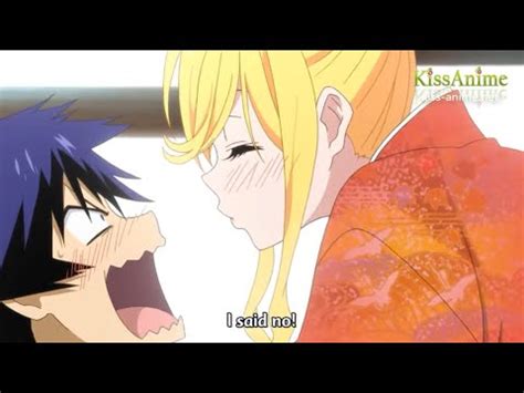 what episode does raku and chitoge kiss 99/mo