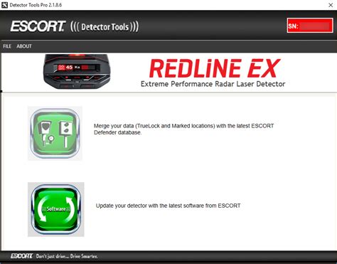 what is escort detector tools data share  Last year when I updated the firmware I received notification that the update was successful