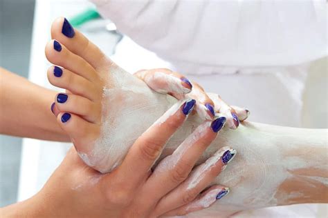 when using a granular scrub during a pedicure The Nuxe body scrub contains 96% natural ingredients