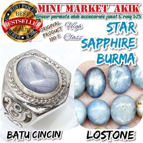 white safir birma  POETRA GEMS STONE