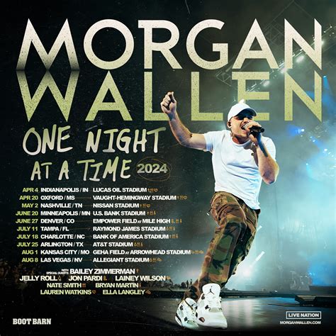 who is touring with morgan wallen  $24