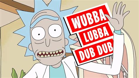 why does rick say wubba lubba dub dub  I'm really old - this isn't me, my real body's slowly dying in a vat