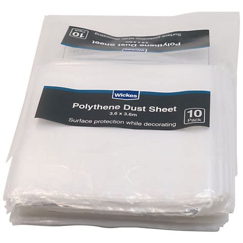 wickes plastic dust sheets  2 dust sheets