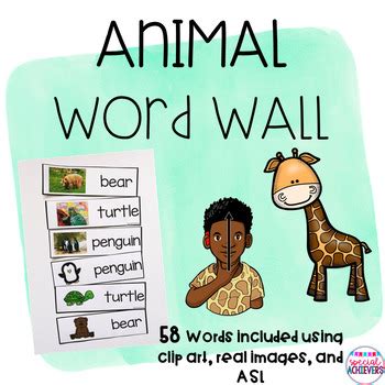 wild animals wordwall  Animals