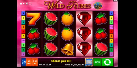 wild rubies golden nights spielen  This top bet level will make it possible to win the ‘Super Jewel’ bonus