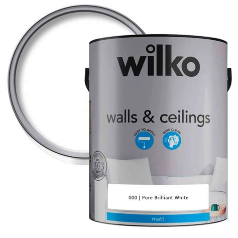 wilko brilliant white matt emulsion 00