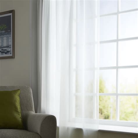 wilko voile curtains  Pair sheer bathroom curtains ideas with wooden paneling to evoke spa-like quality