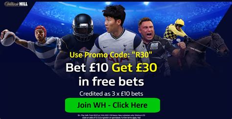 william hill promocode William J