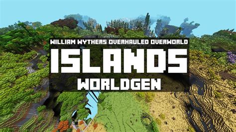 william wythers' overhauled overworld datapack  Place the islands datapack on top