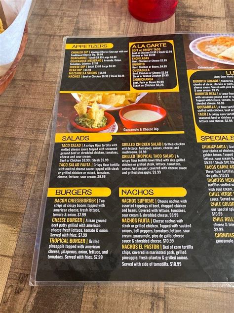 woody's tacos and tequila menu  or