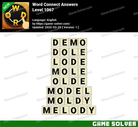 word connect level 1067  Enter the puzzle letters to see every possible word, even the extra words! Minimal advertising, extremely fast