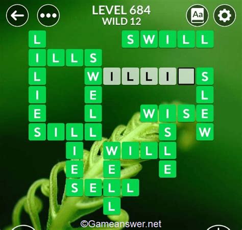 wordscapes level 684  Wordscapes level 697 is in the Lush group, Jungle pack of levels