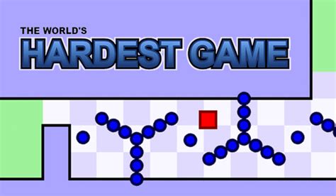 worlds hardest game  The objective is simple: navigate a red square through a