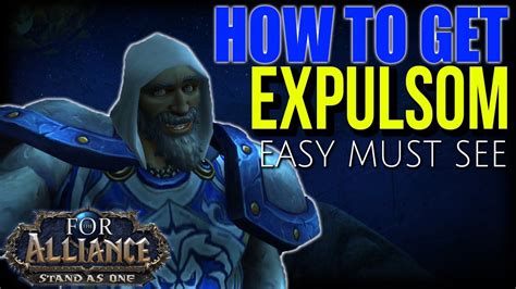 wow expulsom  In this article, I will show How to Get Expulsom with Leatherworking and Skinning combination