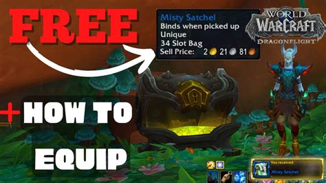 wow how to equip bags  Comments